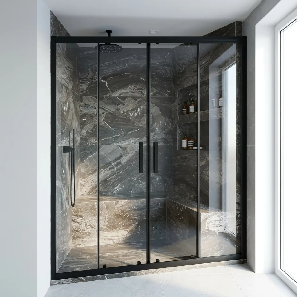 Seramik zeminli banyo uygulaması